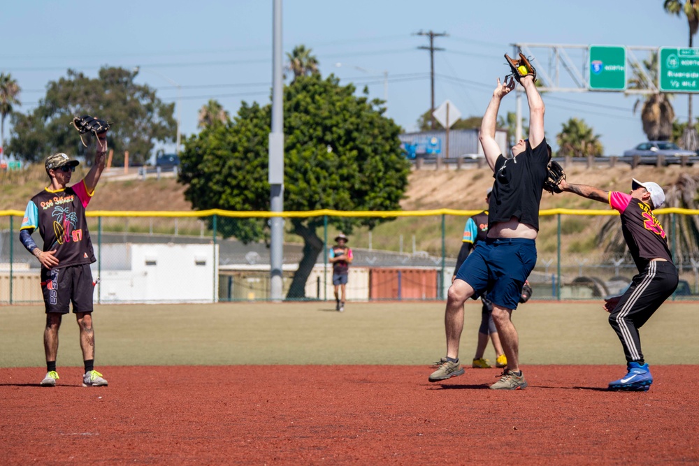 Makin Island Softball Team