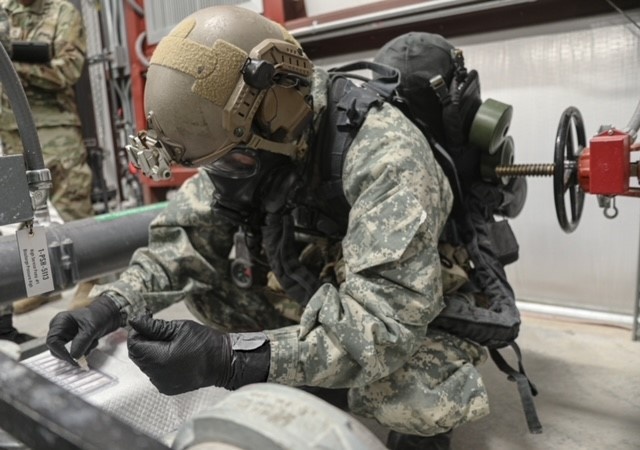 5th SFG (A) Soldiers Hone CBRN Skills at Dugway