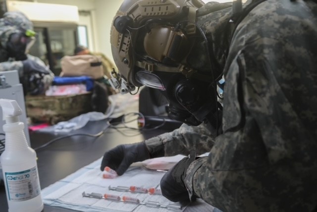 5th SFG (A) Soldiers Hone CBRN Skills at Dugway