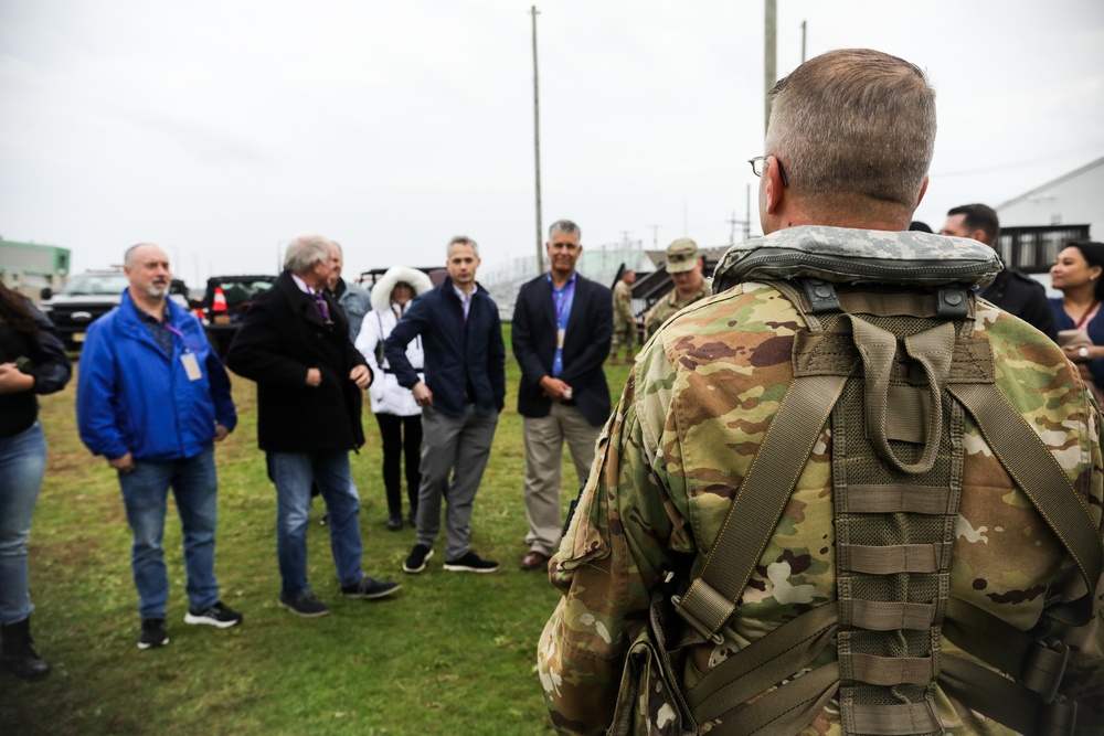 Civilian Employers fly in a Boss Lift after the 2023 New Jersey Governers Military Review
