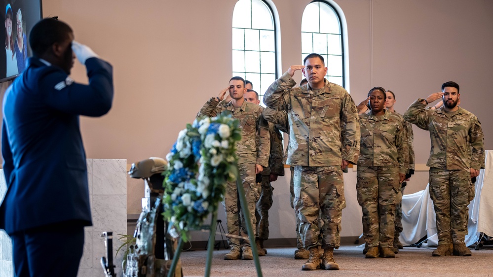 Travis AFB celebrates the life of A1C Naomi Troy