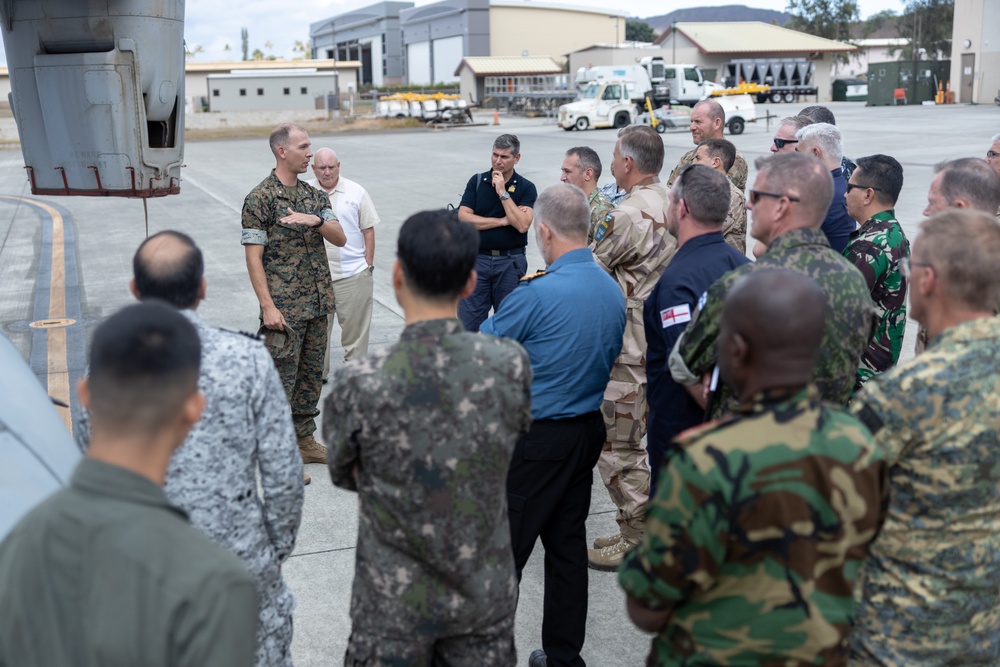 Foreign Military Attachés visit MCAS