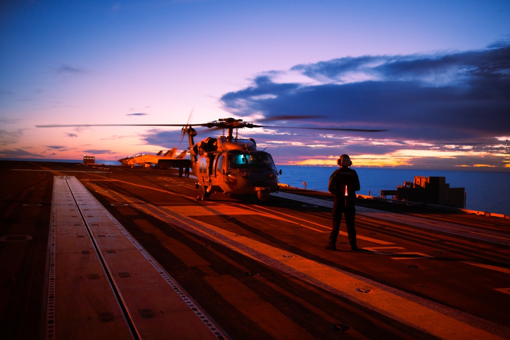 Helicopter Sea Combat Squadron (HSC) 5 Conducts Flight Operations