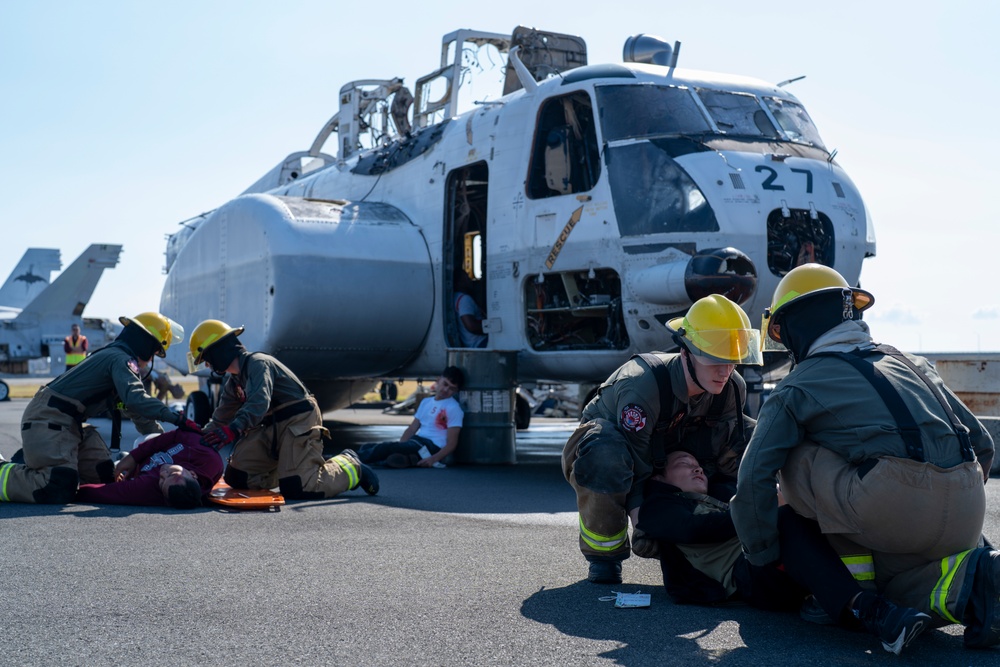 Exercise Active Shield 2023: First responders render aid to simulated casualties