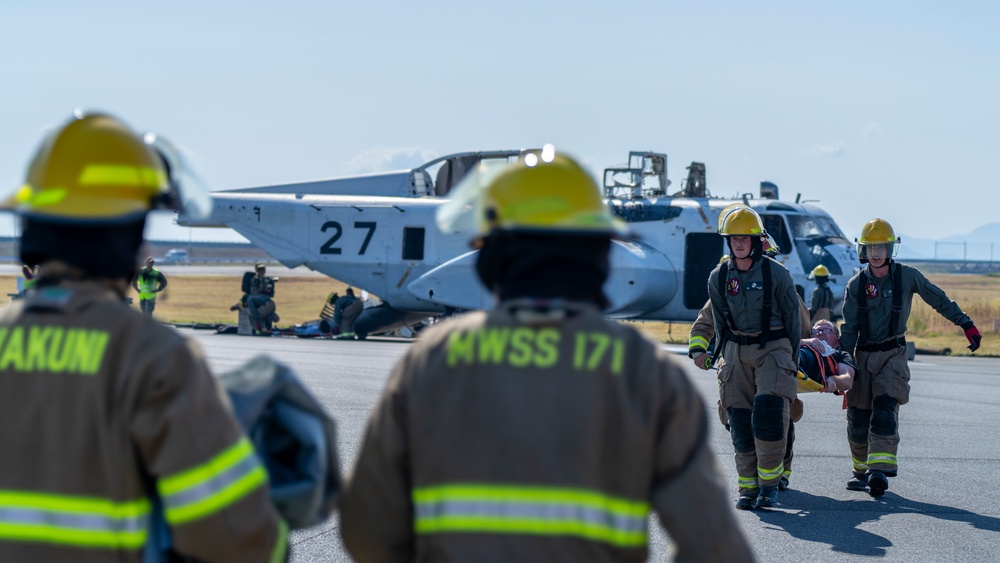 Exercise Active Shield 2023: First responders render aid to simulated casualties