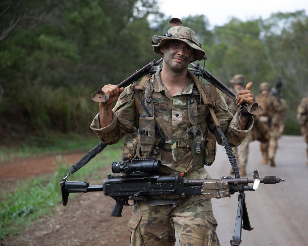 Wolfhound Soldiers Defend Objective Austin at JPMRC 24-01