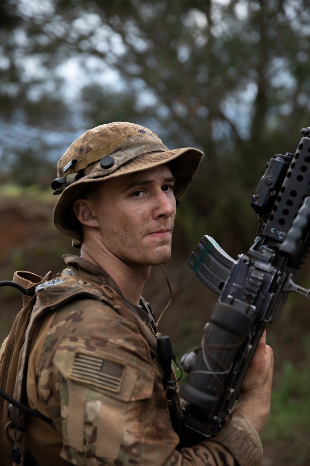 Wolfhound Soldiers Defend Objective Austin at JPMRC 24-01