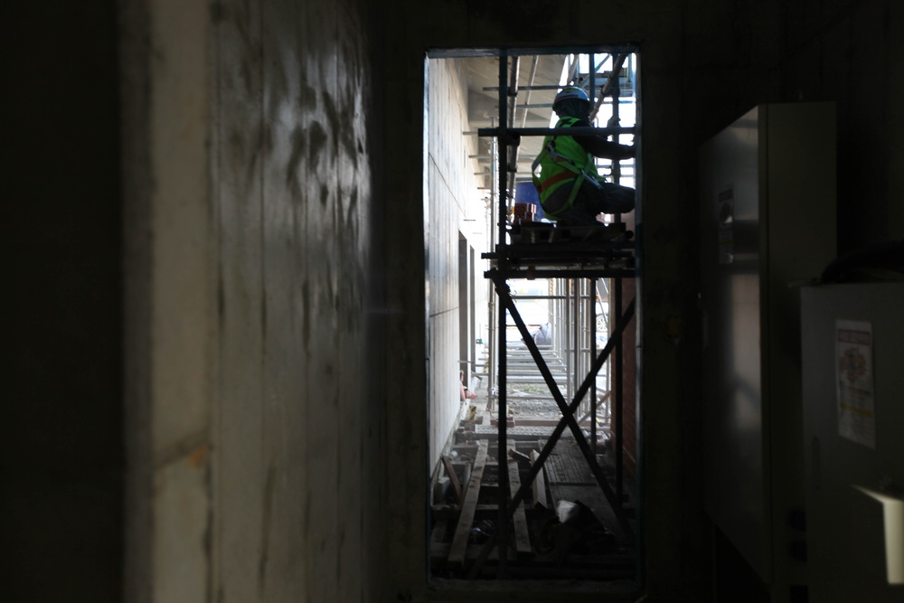 Army engineers construct new barracks on Camp Humphreys