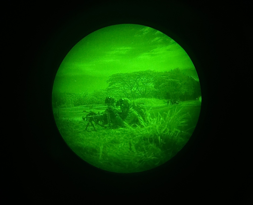 &quot;Wolfhounds&quot; conduct an assault at South Range on Schofield Barracks, Hawaii.