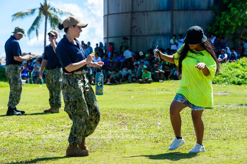 Pacific Partnership 2024-1: Pacific Fleet Band Performs at Marshall Islands High School