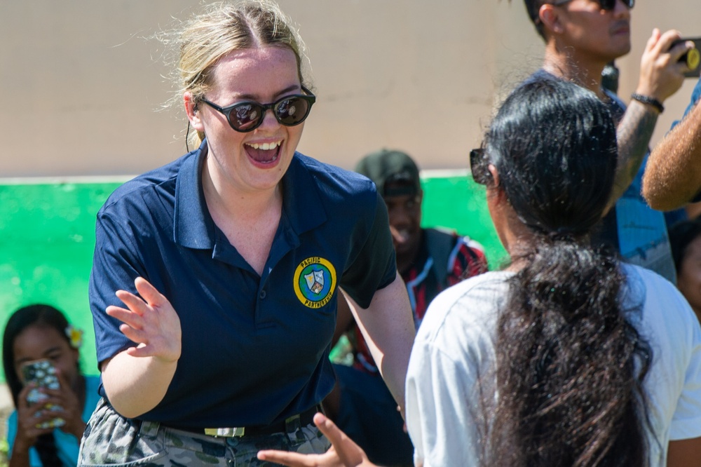 Pacific Partnership 2024-1: Pacific Fleet Band Performs at Marshall Islands High School