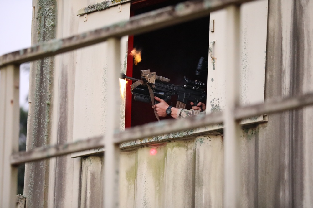 &quot;Wolfhounds&quot; conduct an assault at South Range on Schofield Barracks, Hawaii.