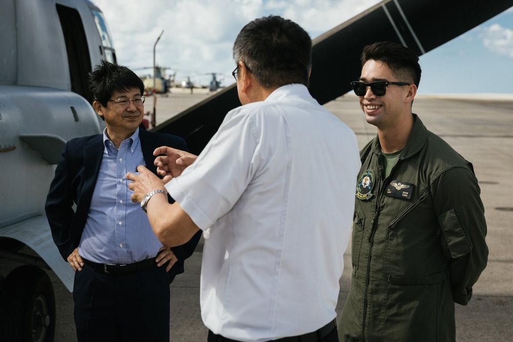 Iwakuni Chamber of Commerce Tours Marine Corps Air Station Futenma