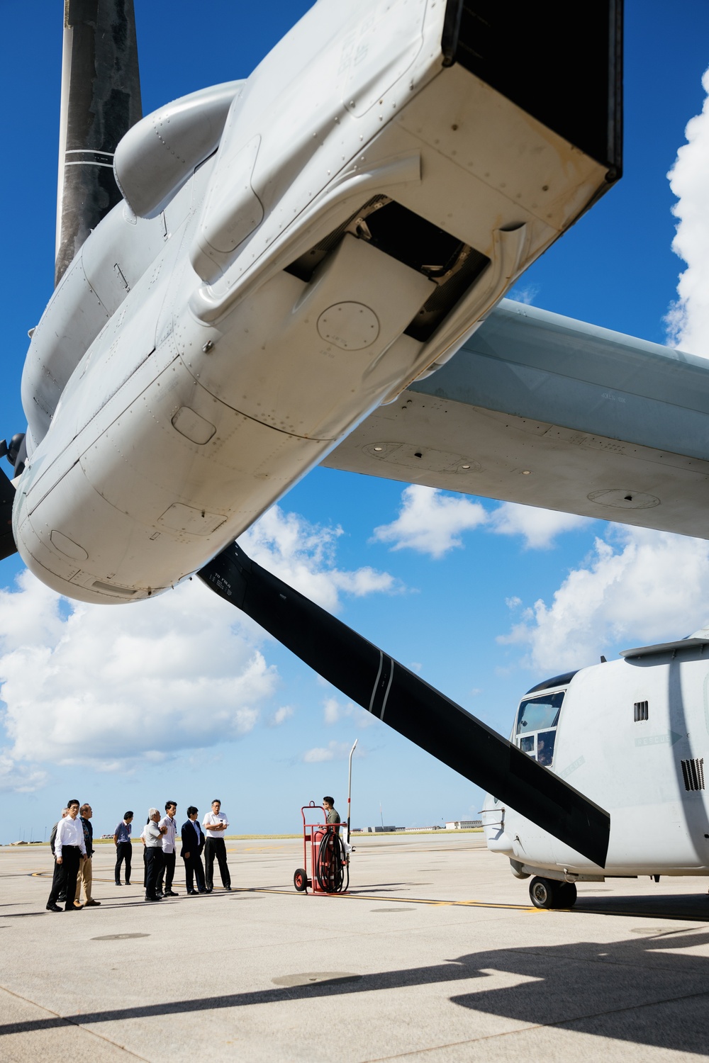 Iwakuni Chamber of Commerce Tours Marine Corps Air Station Futenma