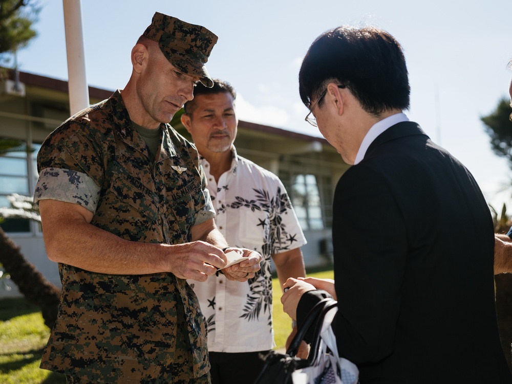 Iwakuni Chamber of Commerce Tours Marine Corps Air Station Futenma