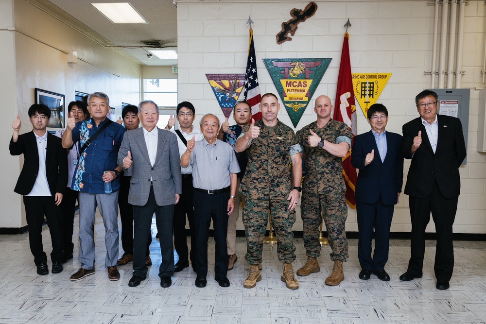 Iwakuni Chamber of Commerce Tours Marine Corps Air Station Futenma