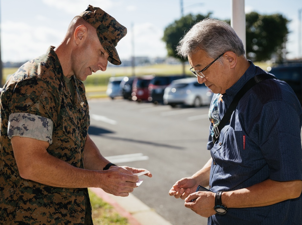 Iwakuni Chamber of Commerce Tours Marine Corps Air Station Futenma