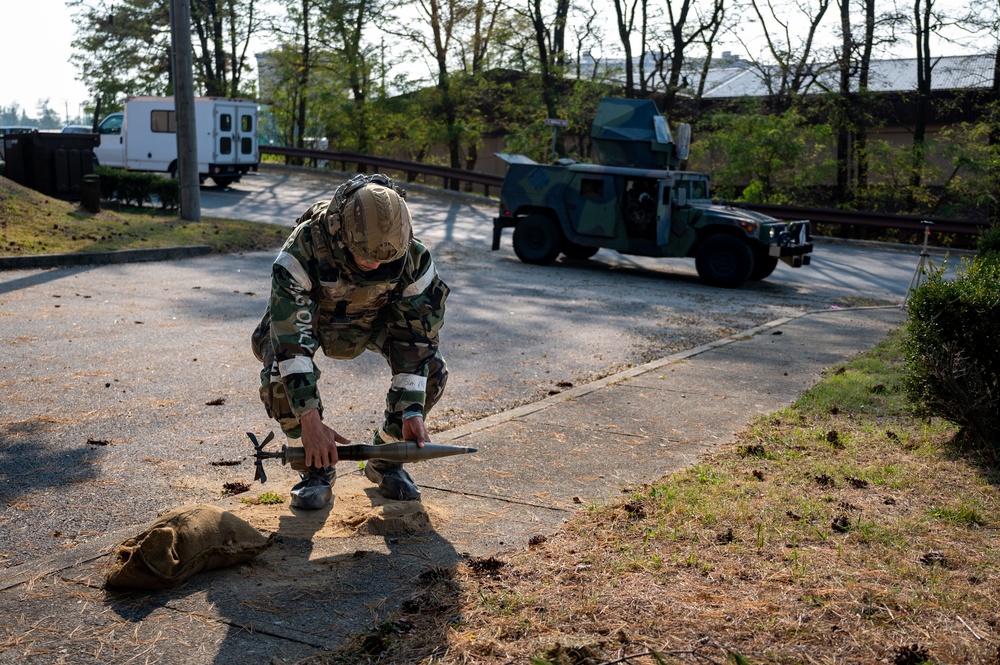 51st CES EOD team trains on UXO response