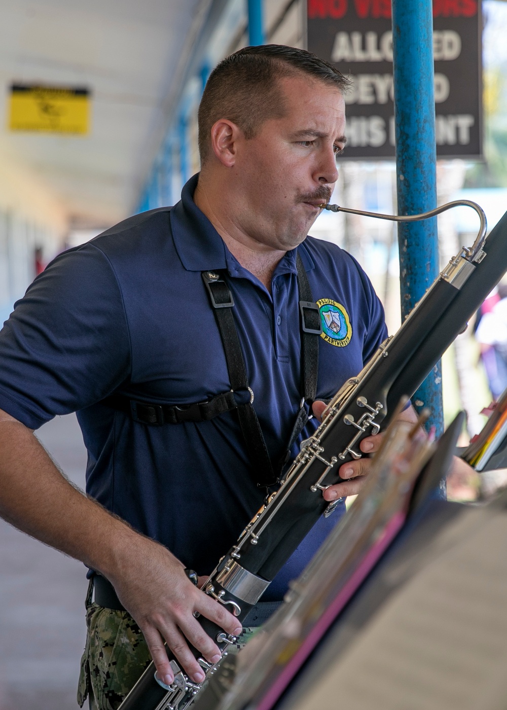 Pacific Partnership 2023: PP23 Combined Band Perform for Local Schools in Savusavu