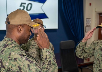 Destroyer Squadron 50 Holds Change of Command Ceremony