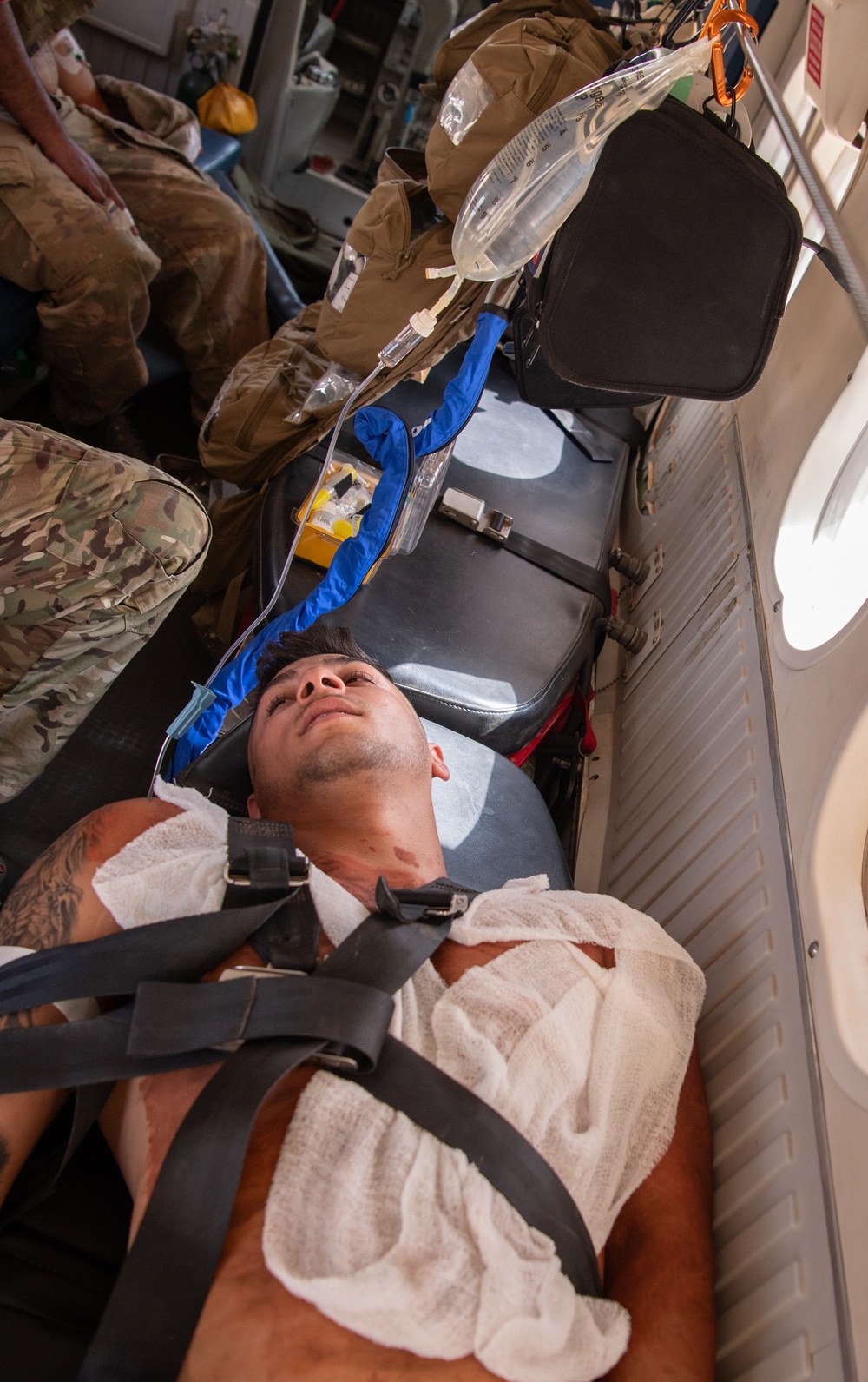 AB 201 agencies train emergency medical scenario