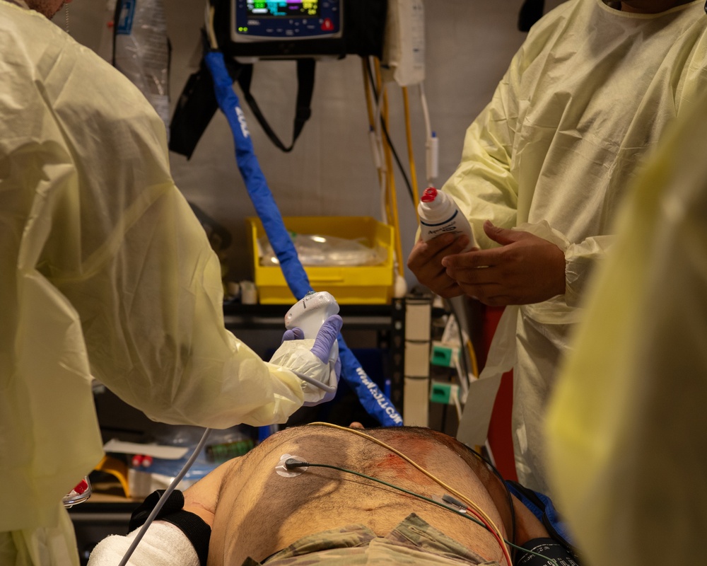 AB 201 agencies train emergency medical scenario