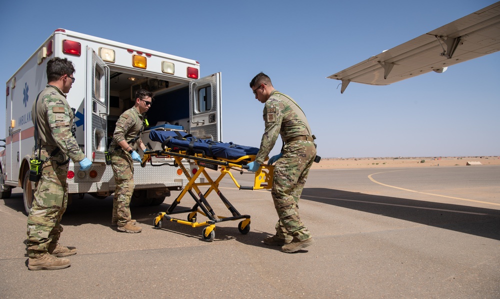 AB 201 agencies train emergency medical scenario