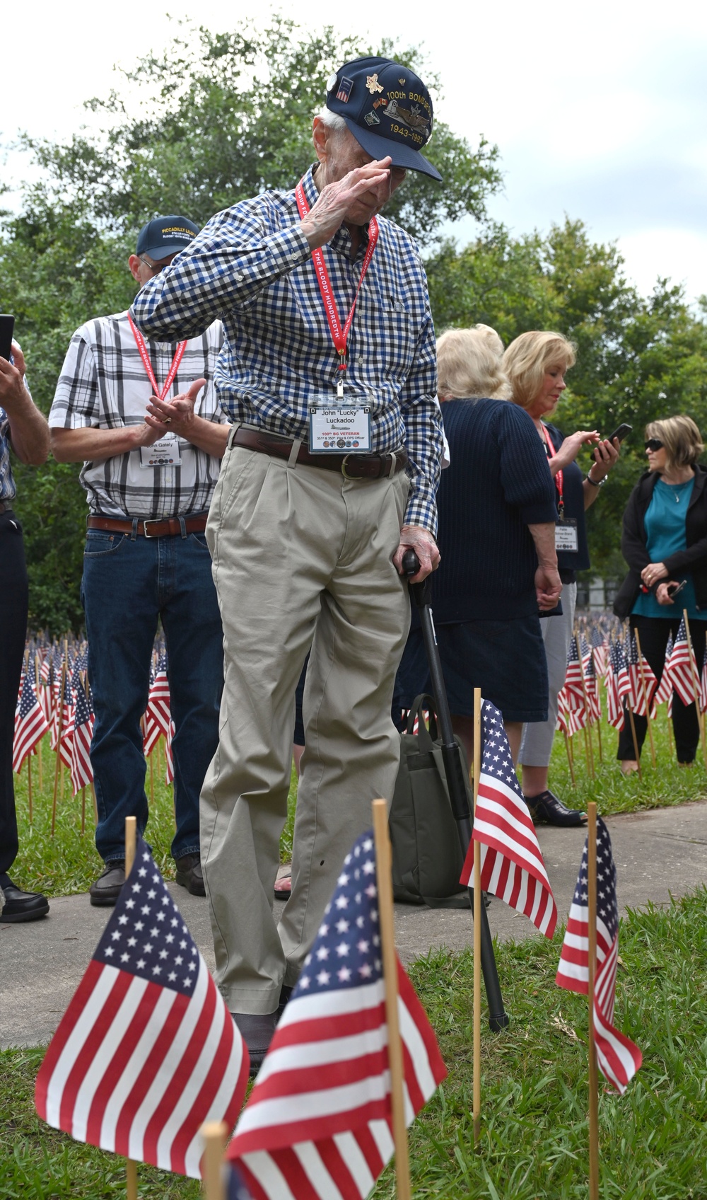 100th ARW Airmen meet legendary heroes of WWII at 100th BG reunion in Savannah