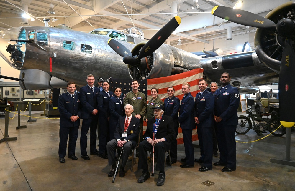 100th ARW Airmen meet legendary heroes of WWII at 100th BG reunion in Savannah