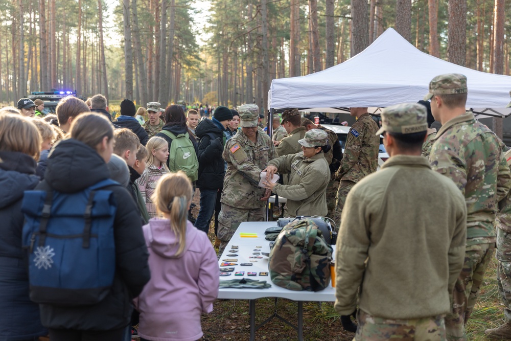 Task Force Marne joins NATO Battle Group to support school event in Latvia