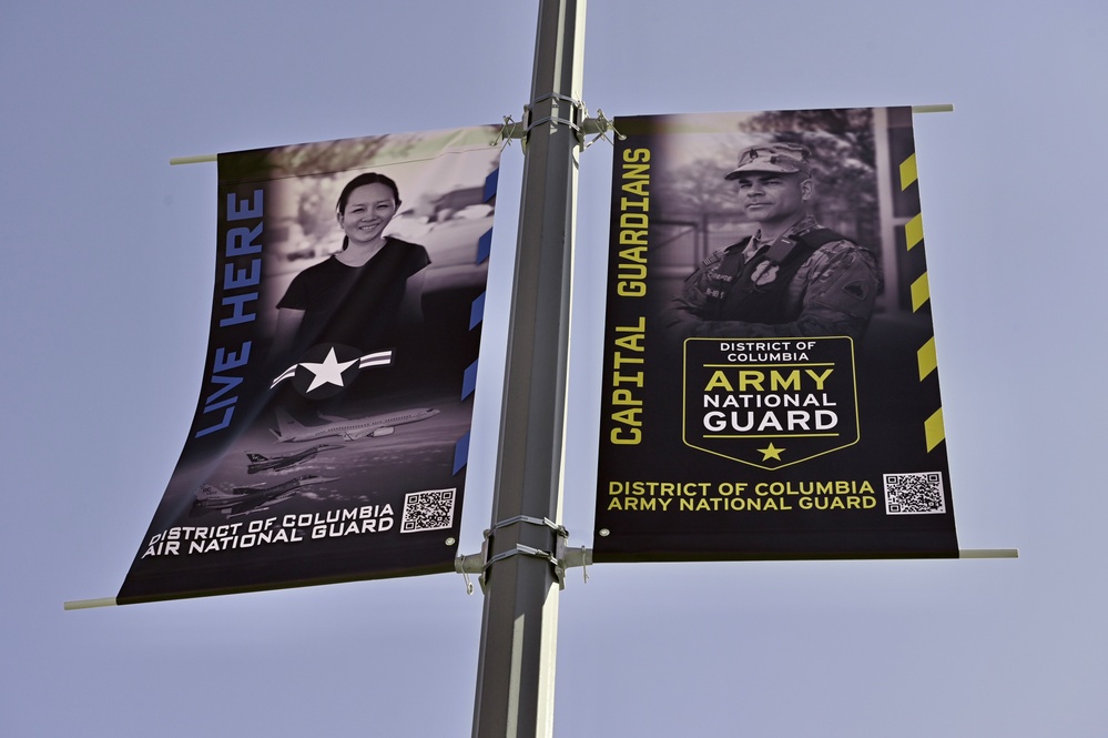 D.C. National Guard new banner installation