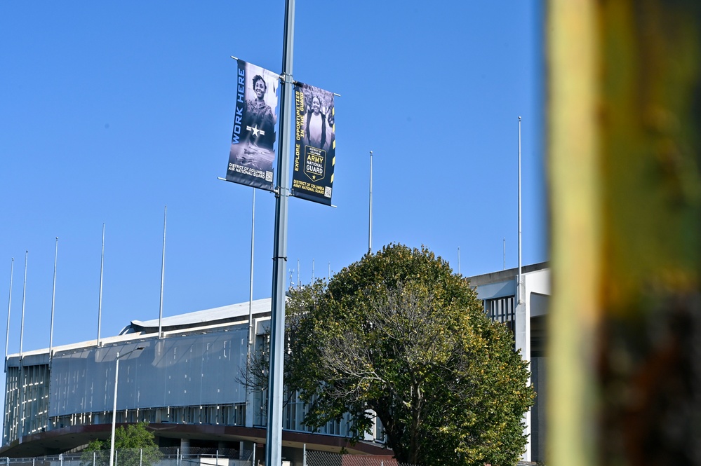 D.C. National Guard new banner installation