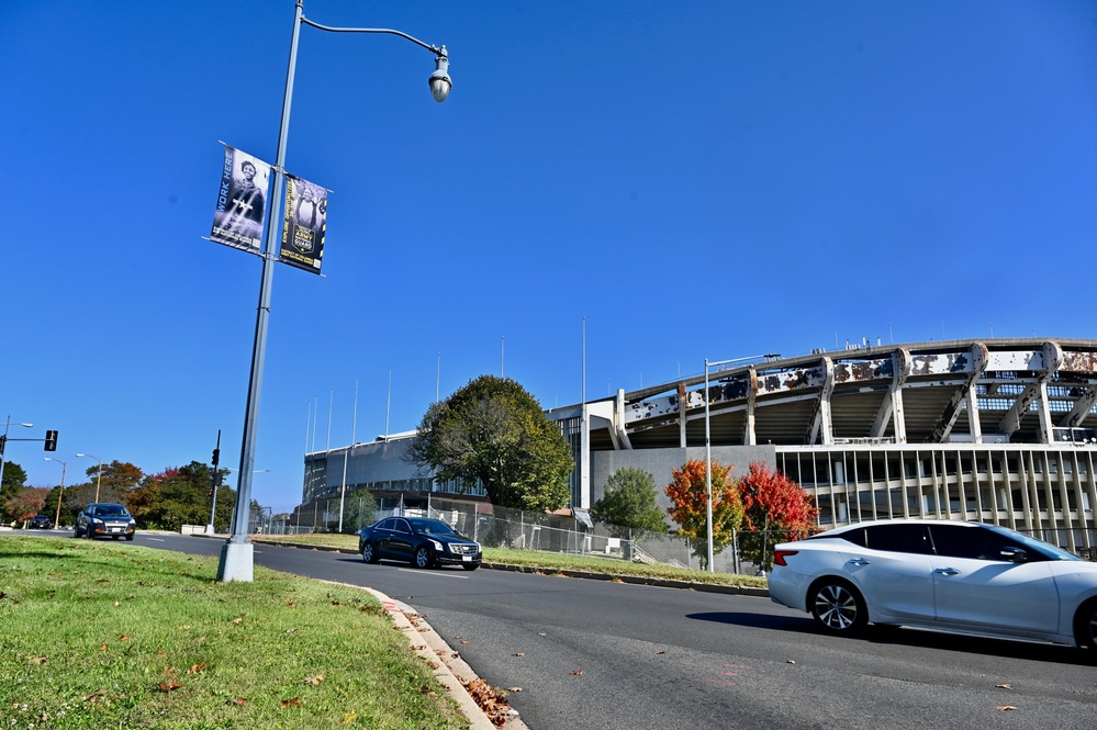 D.C. National Guard new banner installation