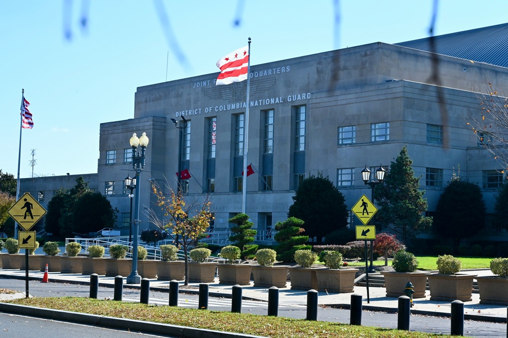 D.C. National Guard new banner installation