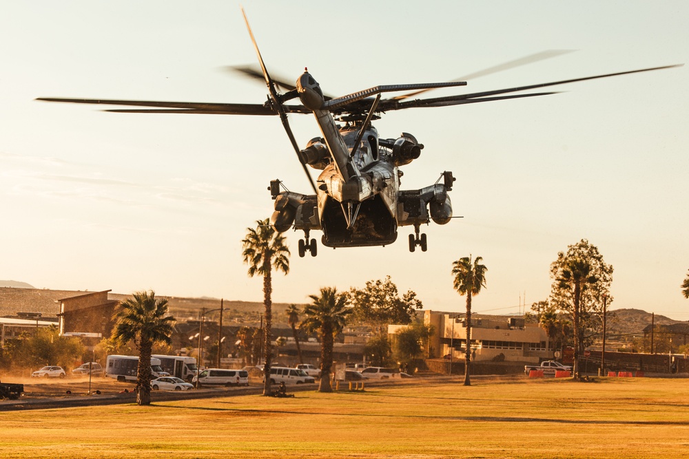 MAWTS-1 conducts noncombatant evacuation exercise during WTI 1-24 at The Combat Center