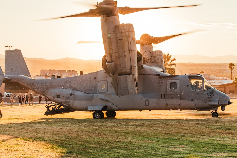 MAWTS-1 conducts noncombatant evacuation exercise during WTI 1-24 at The Combat Center