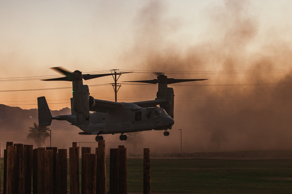 MAWTS-1 conducts noncombatant evacuation exercise during WTI 1-24 at The Combat Center