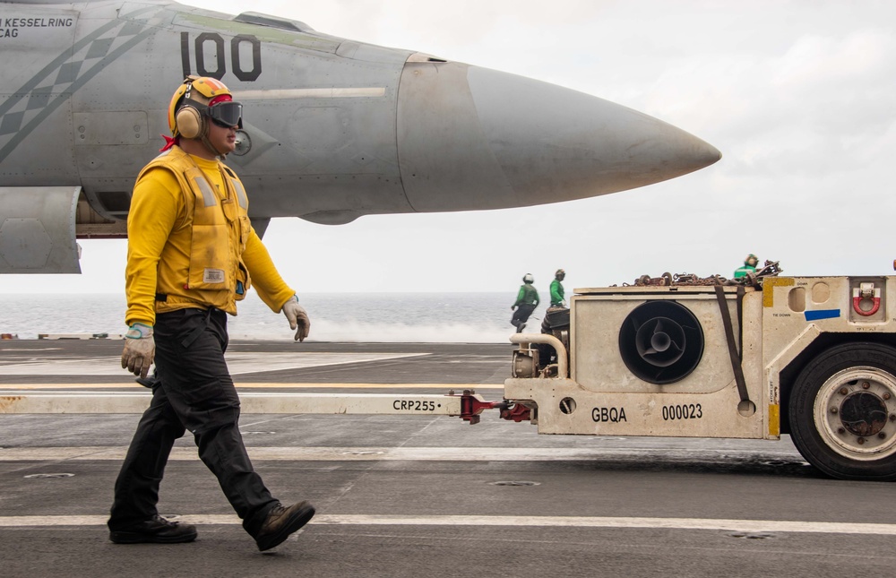 USS Ronald Reagan (CVN 76) conducts flight operations
