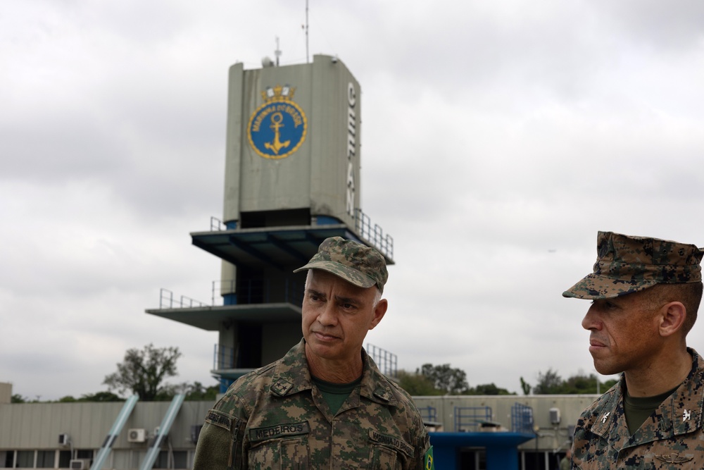 Marine Forces South deputy commander visits Brazilian Navy Human Performance Division