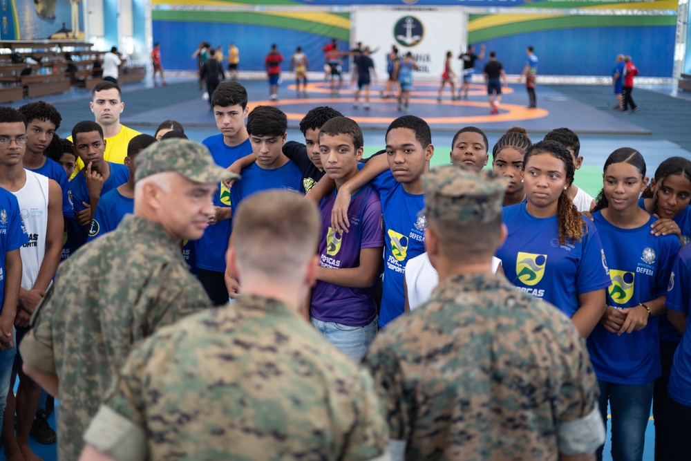 Marine Forces South deputy commander visits Brazilian Navy Human Performance Division