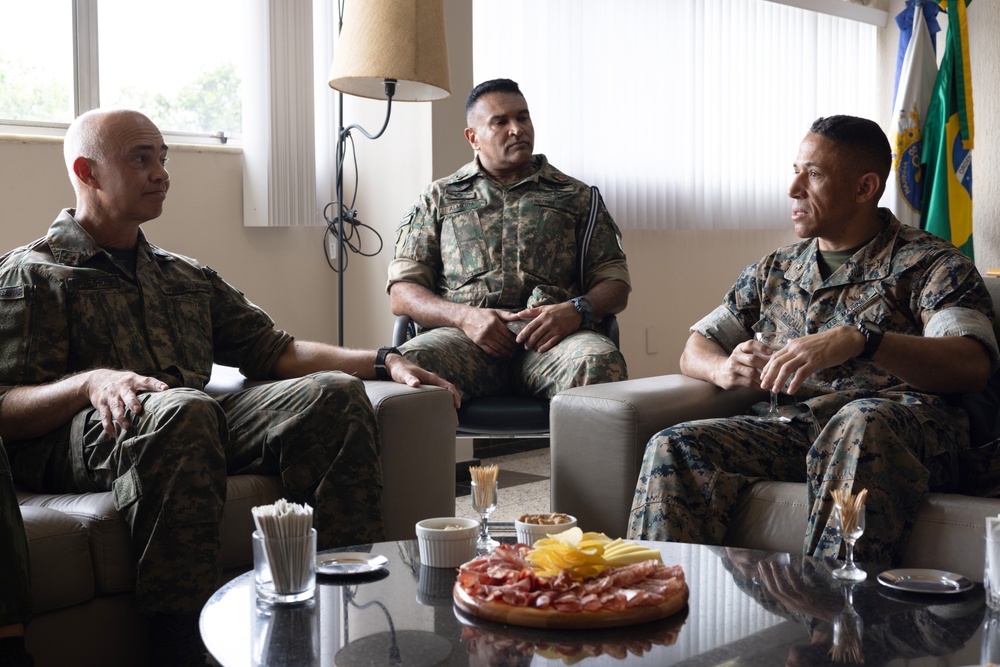 Marine Forces South deputy commander visits Brazilian Navy Human Performance Division