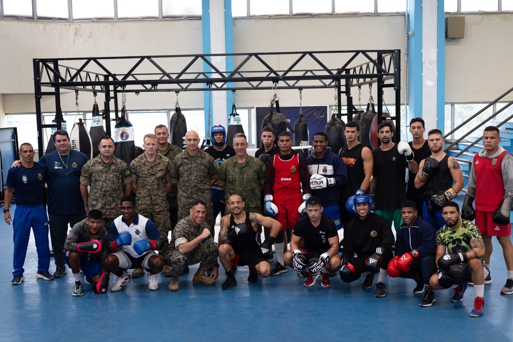 Marine Forces South deputy commander visits Brazilian Navy Human Performance Division