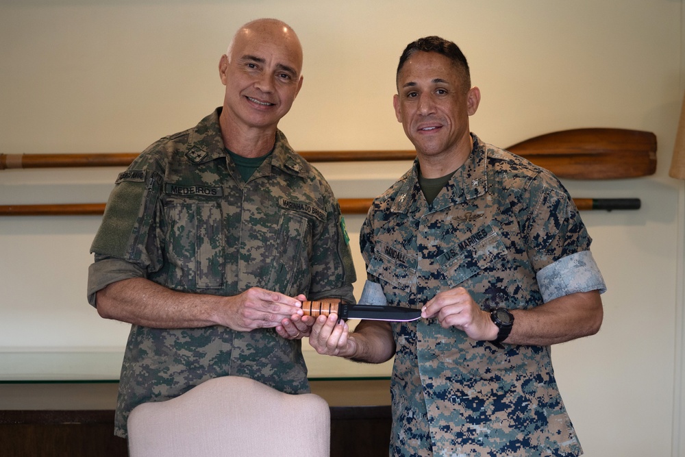 Marine Forces South deputy commander visits Brazilian Navy Human Performance Division