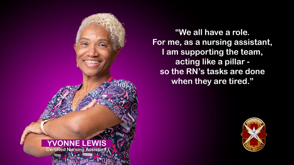 I am Team BAMC – Yvonne Lewis