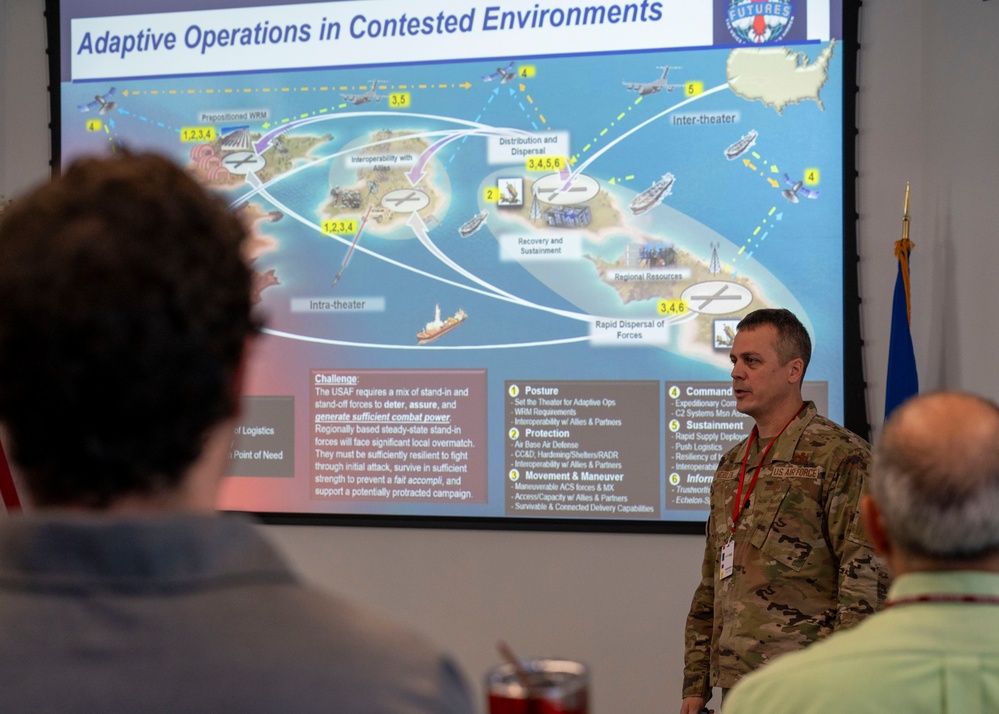 Individuals at the Rapid Sustainment Office learn how to play KingFish Ace