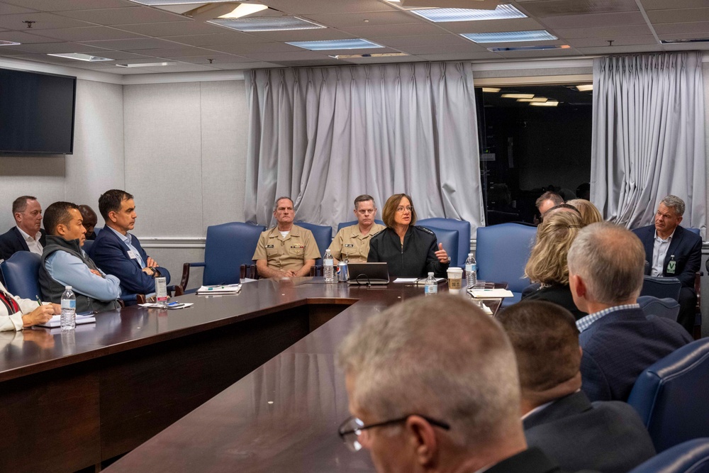 VCNO delivers remarks at IFLEX