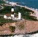 PHOTO 1: The eroded cliffs at the Montauk Point Lighthouse in 1968