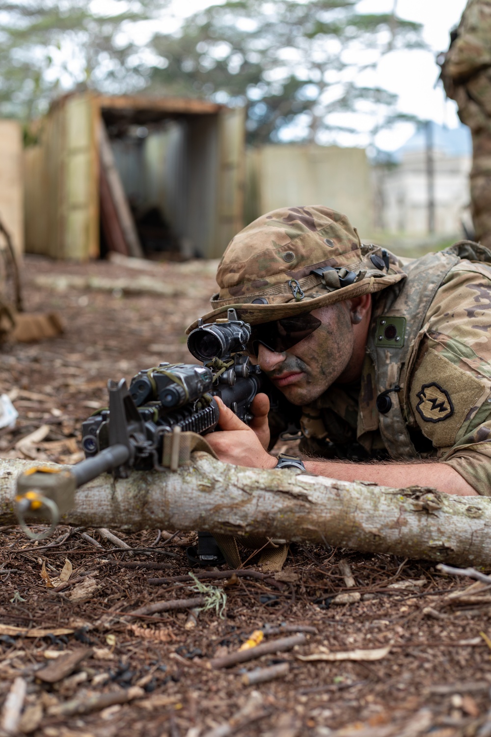 US Soldiers defend objective during JPMRC 24-01