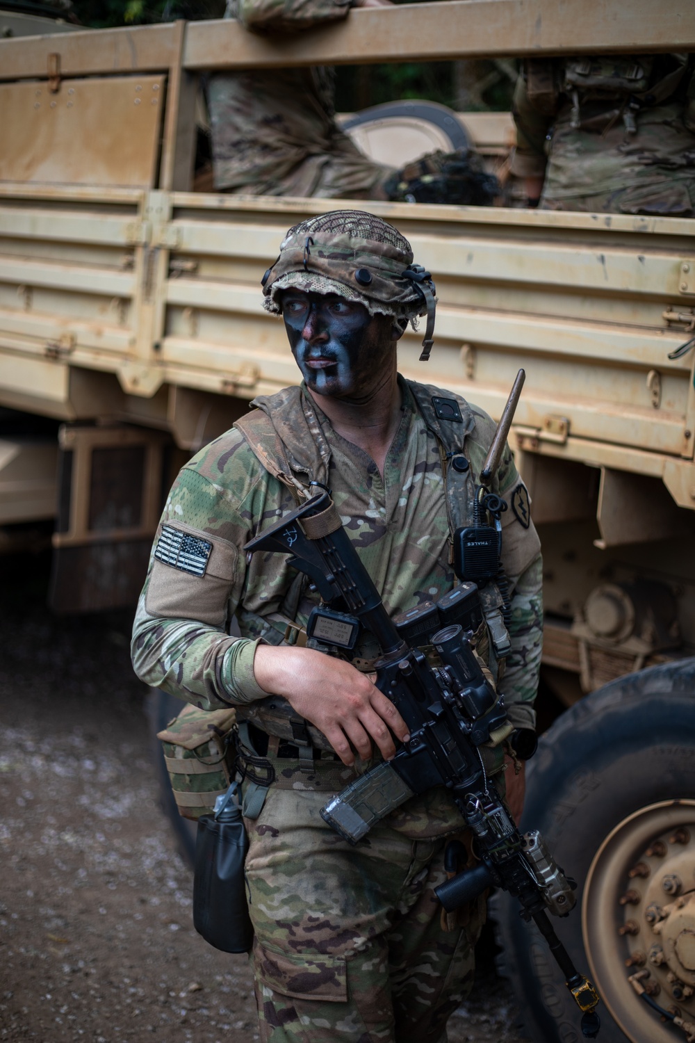 US Soldiers defend objective during JPMRC 24-01