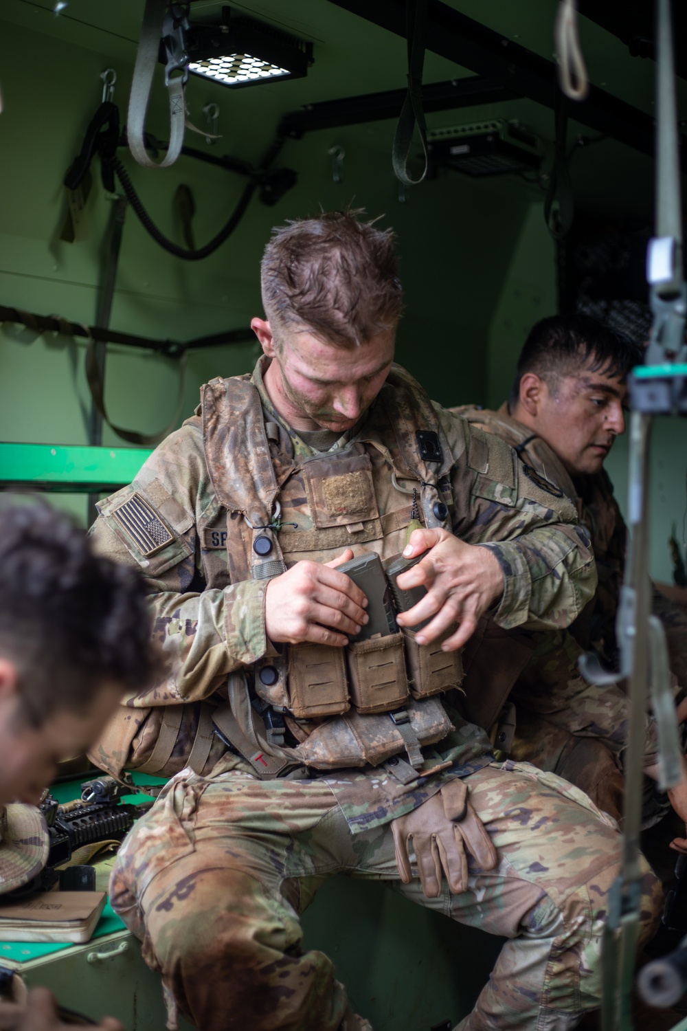 US Soldiers defend objective during JPMRC 24-01